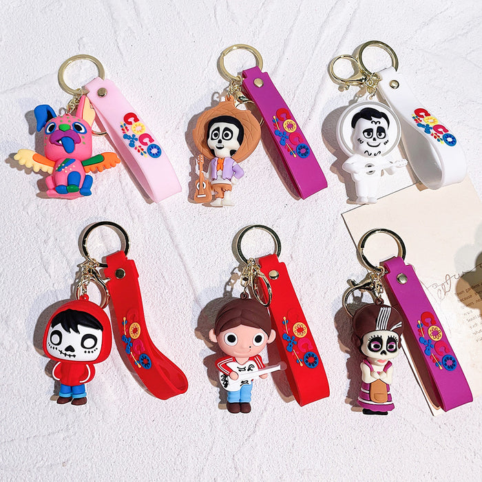 Wholesale Cartoon Silicone Doll Keychain JDC-KC-QiChao033