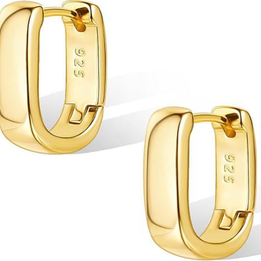 Wholesale U-shaped oval earrings women's  earrings fashion geometric earrings