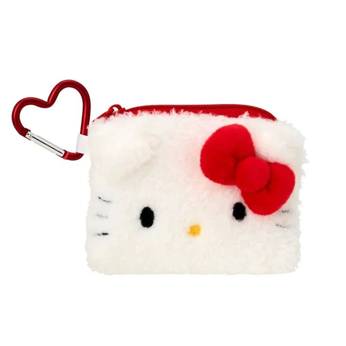 Wholesale Plush mini heart-shaped cat coin purse Wallet