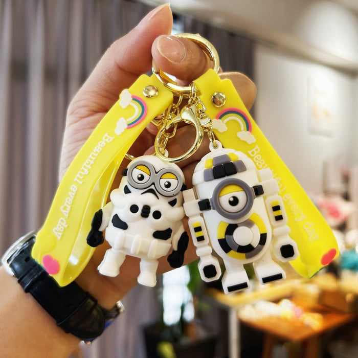 Wholesale PVC Cartoon Doll Keychain JDC-KC-WuYi167