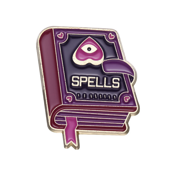 Wholesale Zinc Alloy Purple Romantic Brooch Set Dreamy Design Fashion Accessory