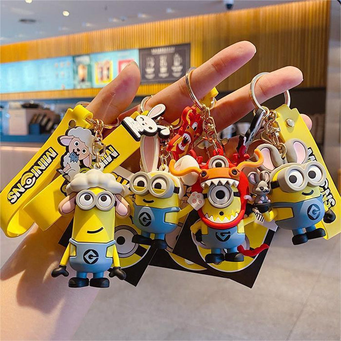 Wholesale Cartoon Cute Key Chain Doll Drop Glue Car Keychain Pendant