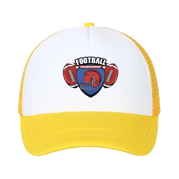 Wholesale Football Print Polyester Baseball Cap JDC-FH-JuH004