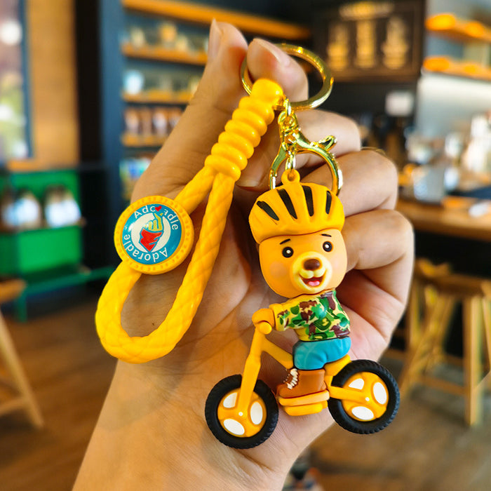 Wholesale Cartoon Doll 3D Rubber Keychain JDC-KC-Tingm078