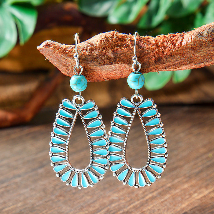 Wholesale Bohemian Drop Acrylic Earrings Vintage Fashion Accessory MOQ≥2