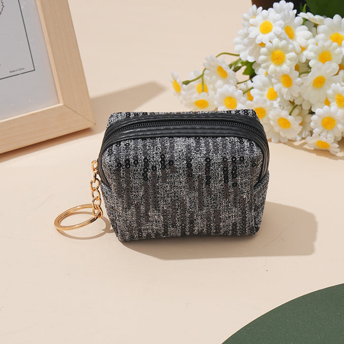 Wholesale Polyester Embroidered Sequins Cute Coin Purse JDC-WT-YuanYi003