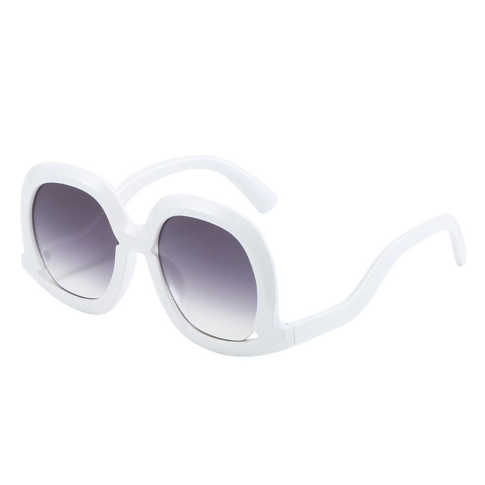 Wholesale New trendy sunglasses, retro large frame sunglasses, sunglasses