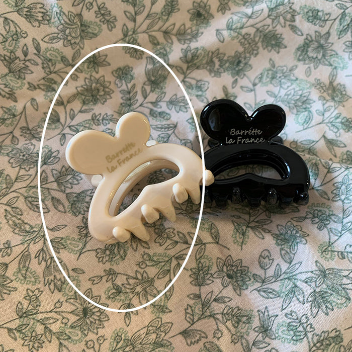 Wholesale Golden Label Rabbit Hairband Hair Grab Cute Small Grab Clip Hairclip Top Clip Side Clip