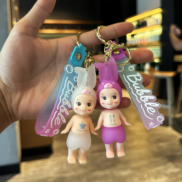 Wholesale Cartoon Angel Doll Candy House Series Keychain