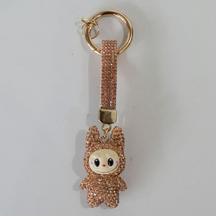 Wholesale Keychain handmade pendant cartoon Rhinestone Keychain