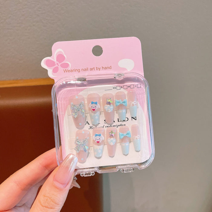 Wholesale children Long cartoon nail art