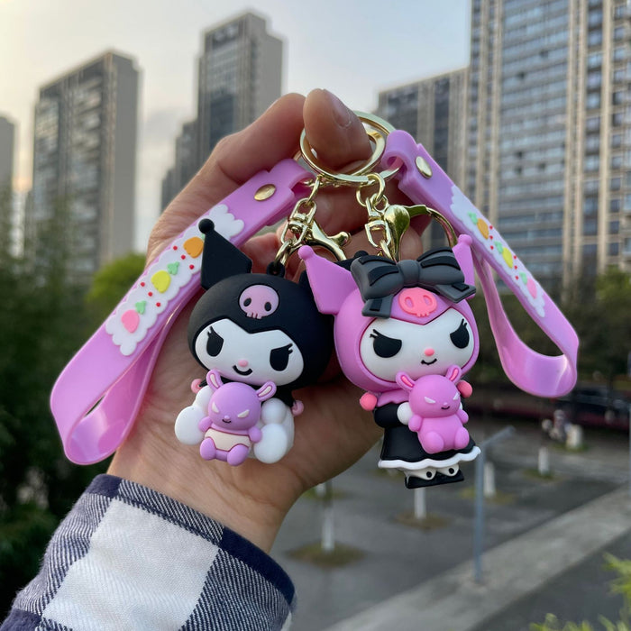 Wholesale Cartoon figurine hanging decoration creative keychain backpack pendant