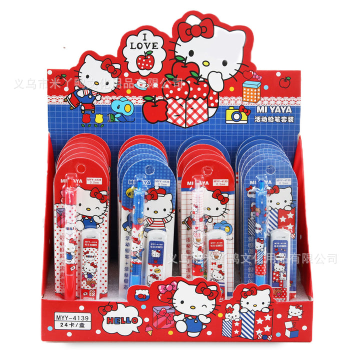 Wholesale Cartoon Cat Mechanical Pencil Automatic Pen 0.5mm