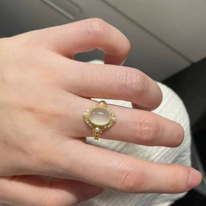 Wholesale Retro ring with simple temperament, light luxury, personalized and niche design, high-end feel ring