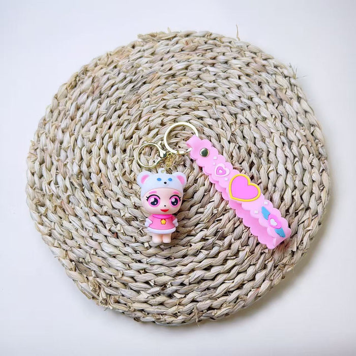 Wholesale Cute Cartoon 3D Keychain Pendant PVC Bag Charm Backpack Accessory Party Gift