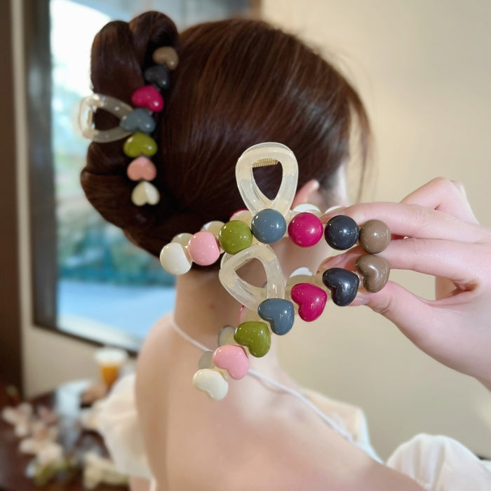 Wholesale Acrylic Cute Rainbow Candy Hair Clip JDC-HC-SNSB007