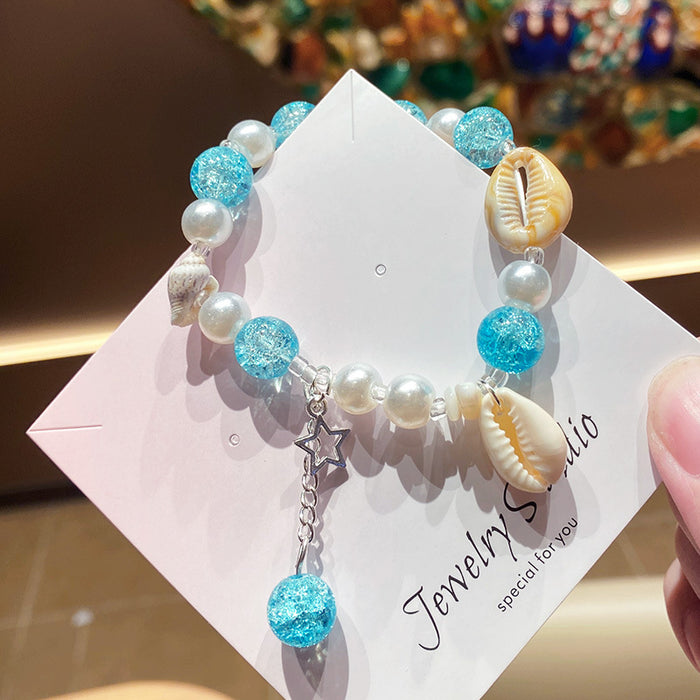Wholesale Summer Shell Beaded Bracelet Trendy Jewelry Accessory MOQ≥3