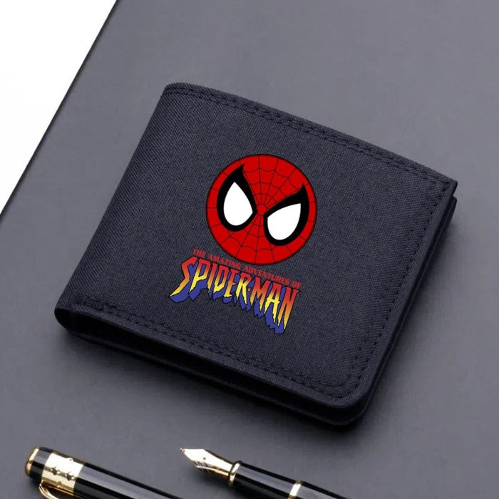 Wholesale Cartoon Print Ultra Thin Canvas Card Wallet Modern Cool Unisex Everyday Fashion Accessory