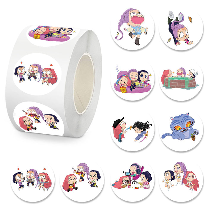 Wholesale 104pcs K-Pop  Anime Graffiti Stickers for Water Bottles