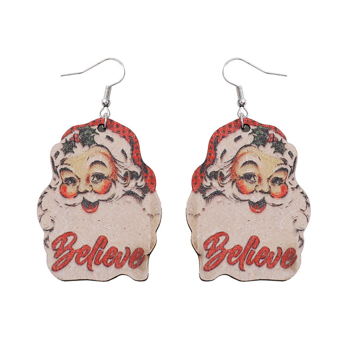 Wholesale Christmas Glitter Earrings JDC-ES-ChuLian012