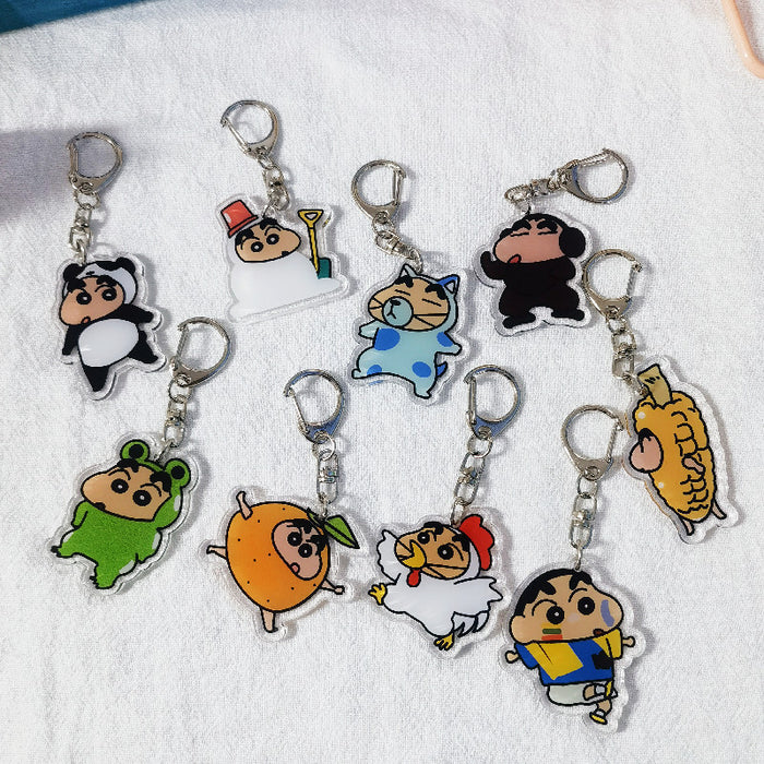 Wholesale cartoon acrylic keychains JDC-KC-ChuangYi014