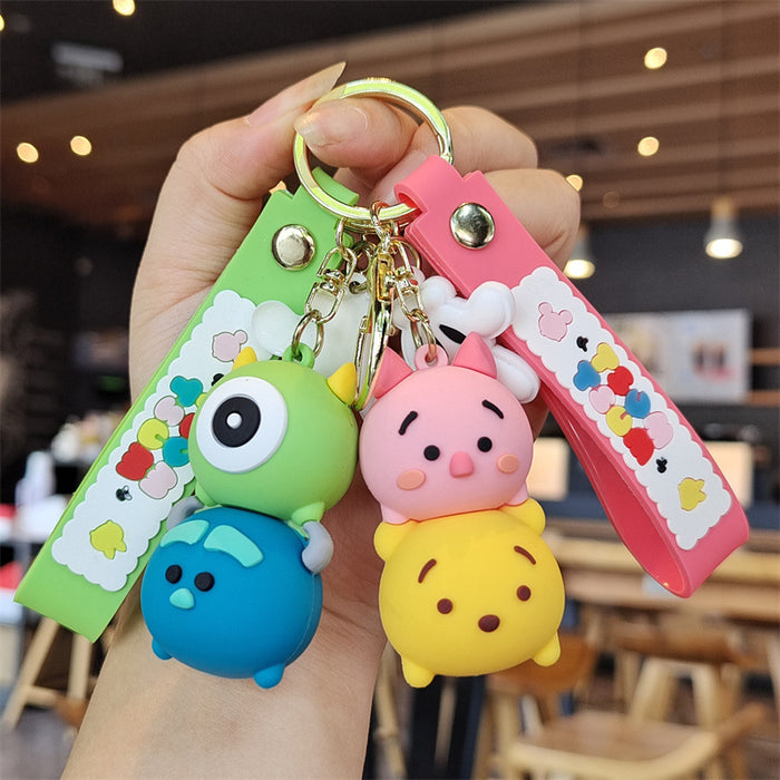 Wholesale Cartoon Silicone Doll Keychain JDC-KC-ZhuoRan025