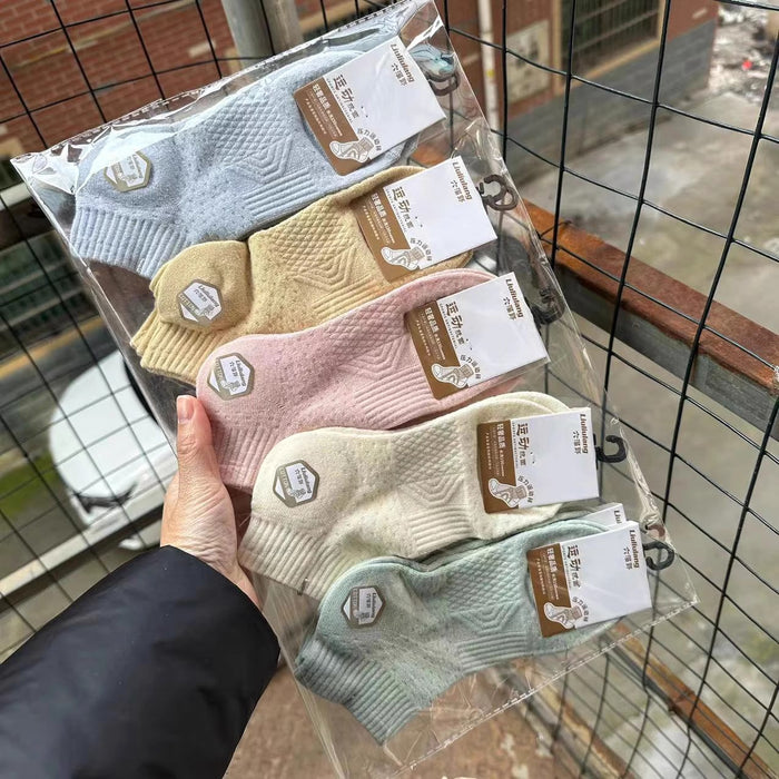 Wholesale High end socks, short socks, combed cotton short tube sports socks, cotton socks
