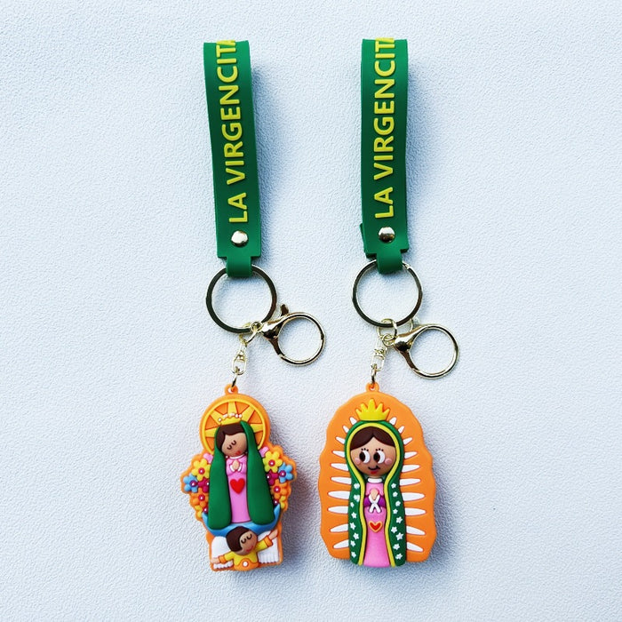 Wholesale PVC Cartoon Doll Keychain JDC-KC-ChuC004