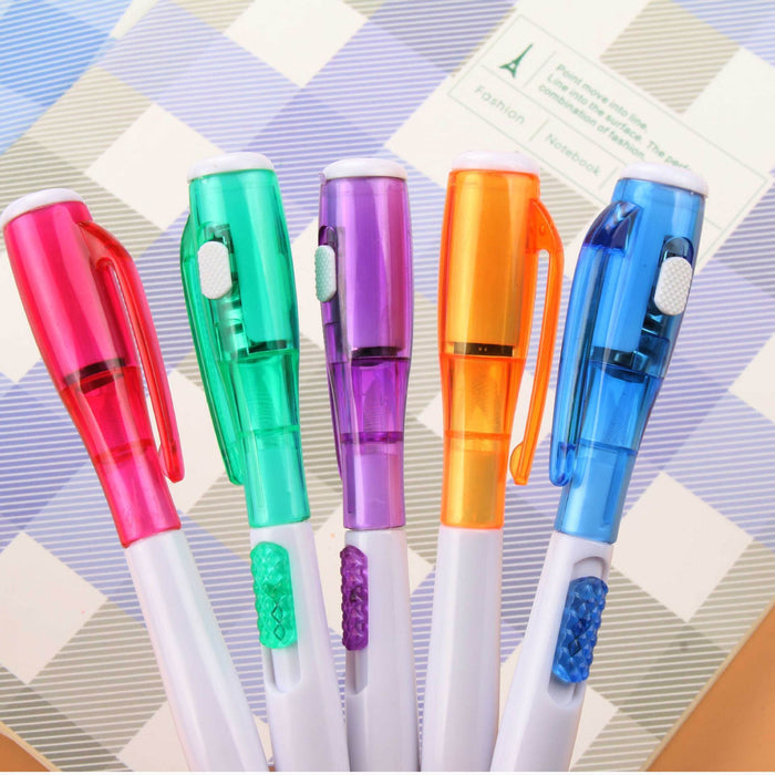 Wholesale LED light flashlight ballpoint pen