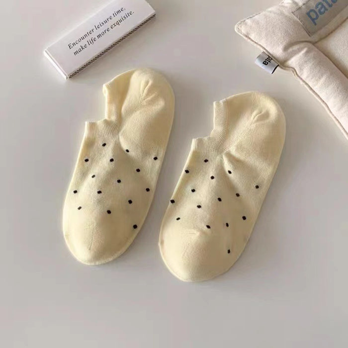 Wholesale Socks, short socks, shallow mouth pure cotton invisible socks, solid color, no shedding, versatile, breathable boat