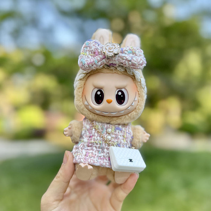 Wholesale mini doll clothes cute colorful camellia style