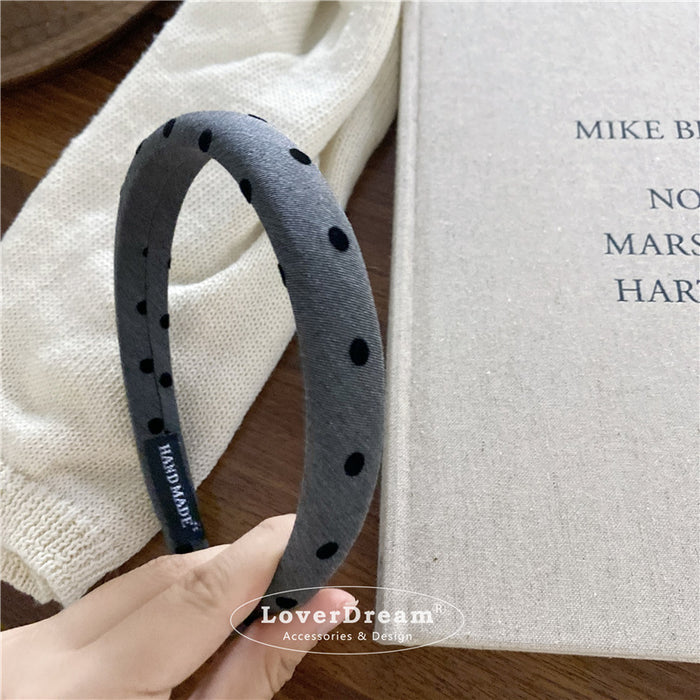 Wholesale Wave Point Love Bow Hair Hoop Fashion Headband Versatile Headwear Hair Accessories