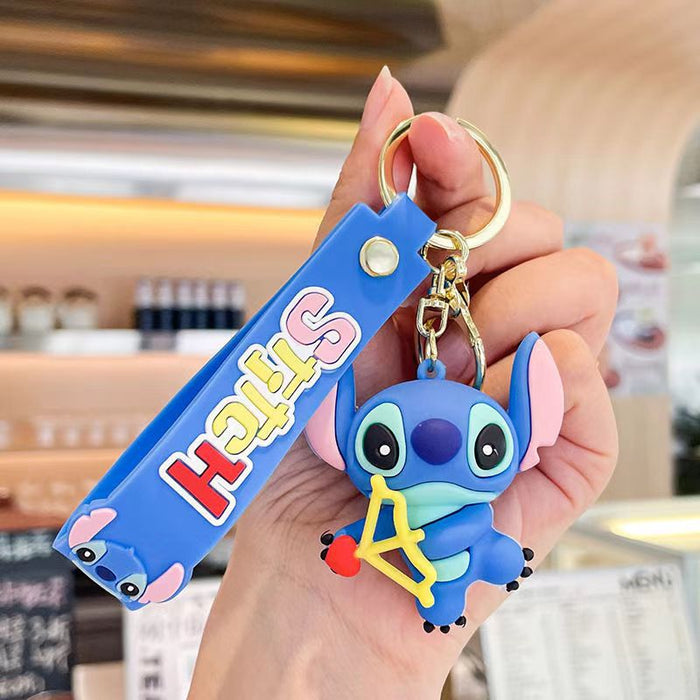 Wholesale  Keychain Car Pendant  Cartoon Couple Bag Key Chain Hanging