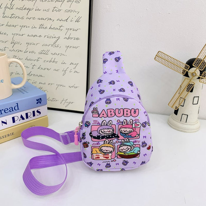 Wholesale Kidsren' s Chest Bag Cartoon Cute Small Backpack Kindergarten Messenger Bag Outdoor Coin Purse