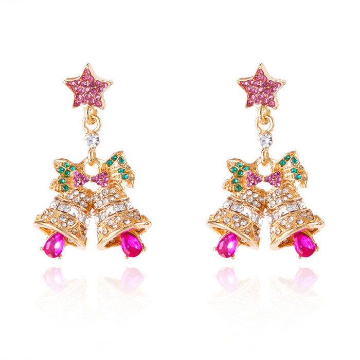 Wholesale Stylish Christmas-themed earrings