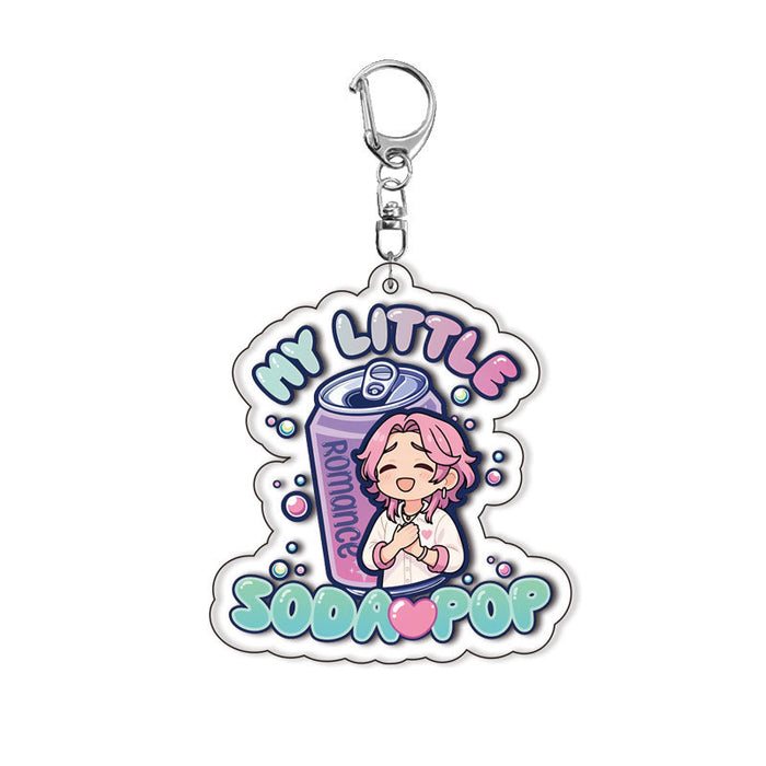 Wholesale Girl group acrylic keychain anime surrounding cute pendants