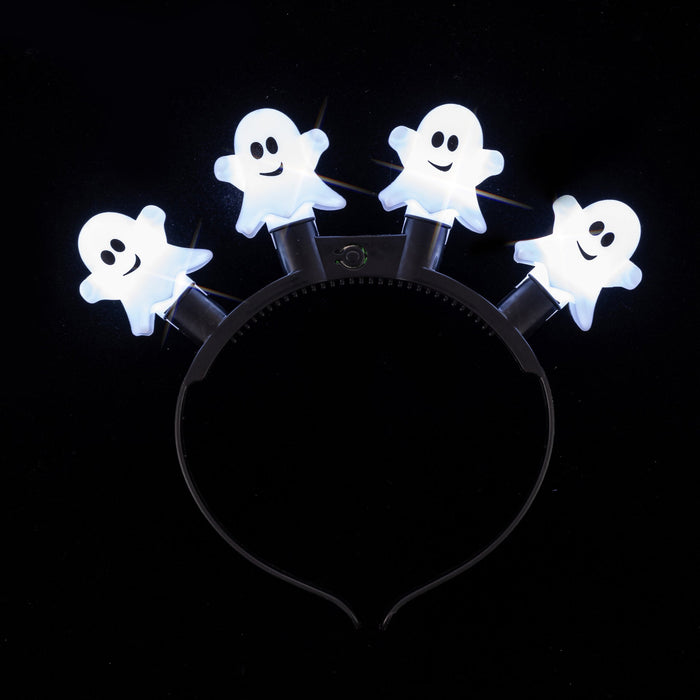 Wholesale Halloween Pumpkin Ghost Face PS Glow Hair Band JDC-HD-ChuanS001