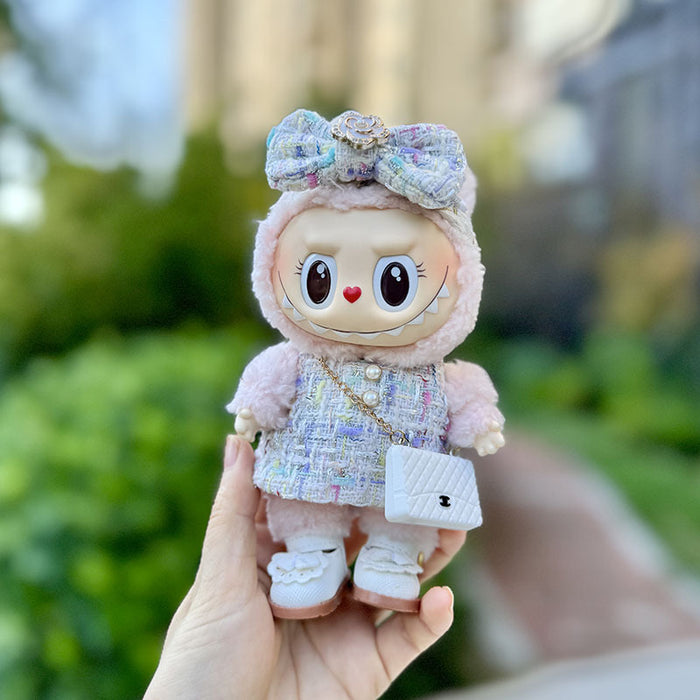 Wholesale mini doll clothes cute colorful camellia style