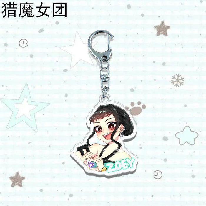 Wholesale Kpop Acrylic Keychain Anime Peripheral Pendant