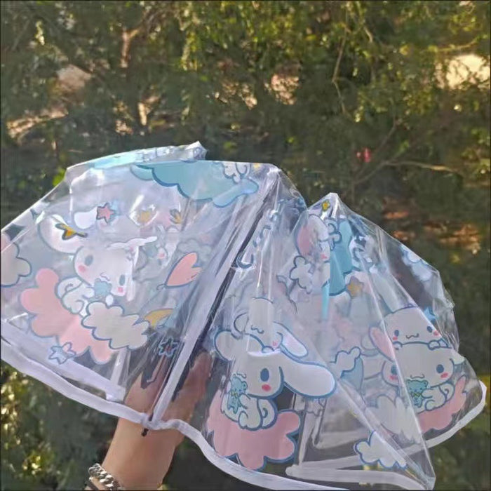 Wholesale Transparent Folding Plastic Umbrella(S) JDC-UA-Jiyu001