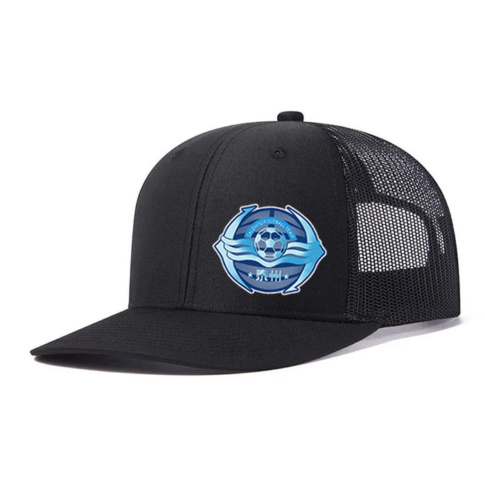 Wholesale football logo hat adult sports leisure mesh hat summer sun protection breathable