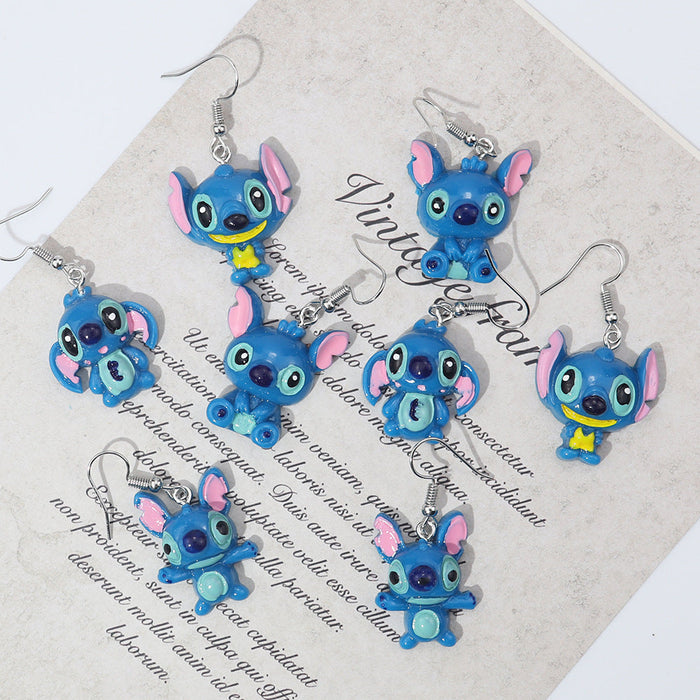 Wholesale Resin Earrings Cute Cartoon (S) JDC-ES-niqing004