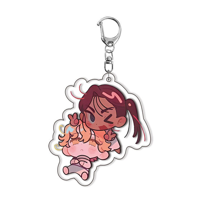Wholesale Acrylic Double-Sided Keychain Anime Peripheral Creative Pendant