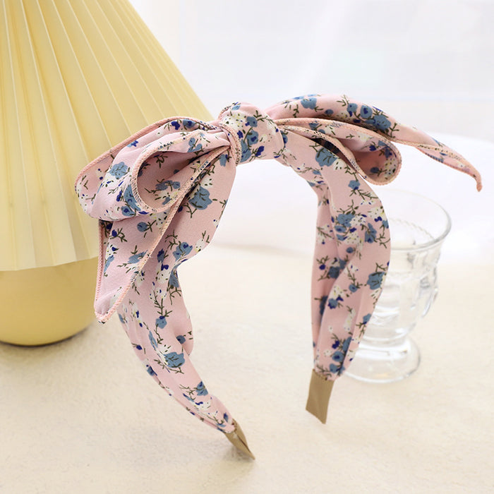 Wholesale Printing Bow Headband JDC-HD-MIs022