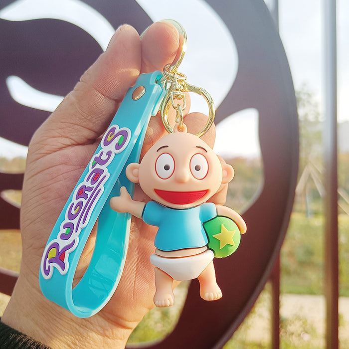 Wholesale Cute Soft PVC Soldier Figurine Keychain