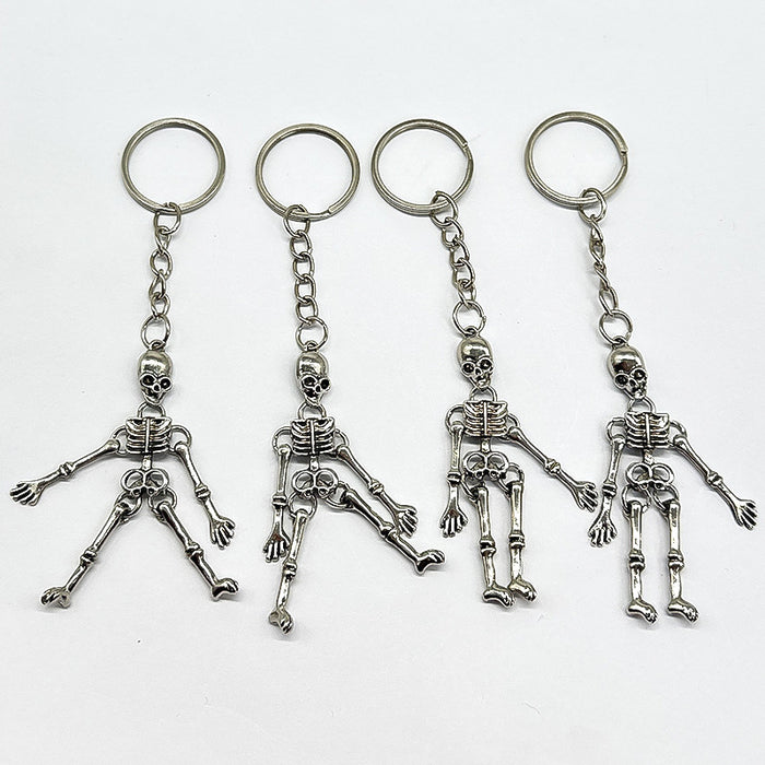 Wholesale Alloy Skull Keychain JDC-KC-TYS009