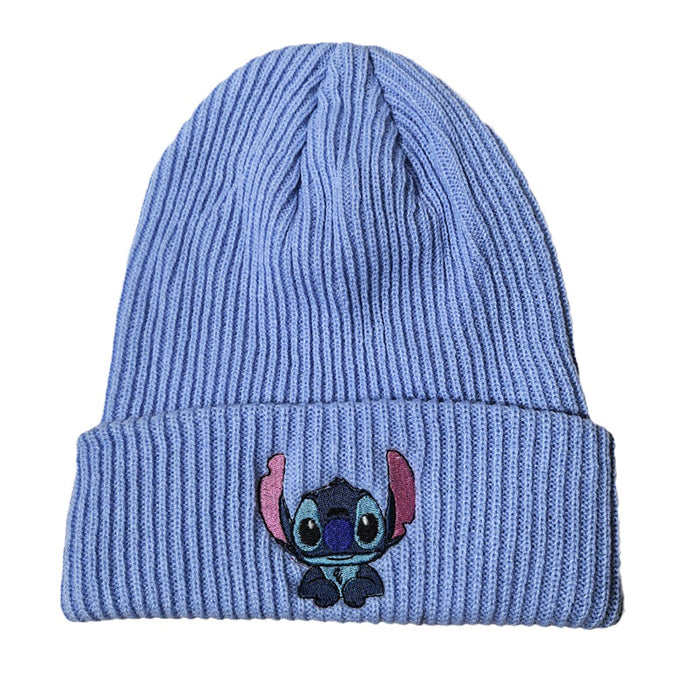 Wholesale Cartoon Embroidery Acrylic Warm Knitted Wool Hat JDC-FH-BoD013