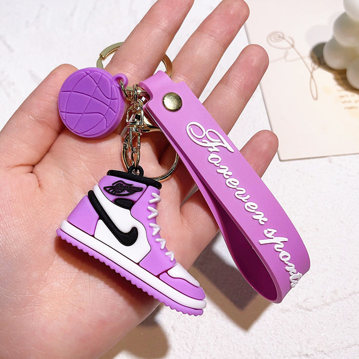 Wholesale Cartoon Shoes Silicone Doll Keychain JDC-KC-QiChao011