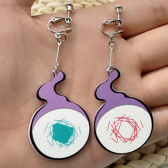 Wholesale creative acrylic anime peripheral jewelry Earrings
