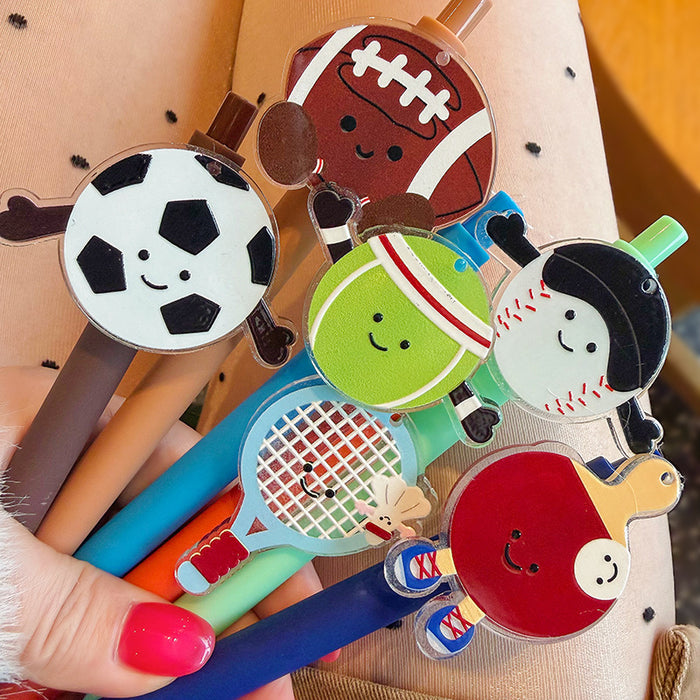 Wholesale Cute cartoon colorful ball pen